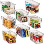 clear bins with lids
